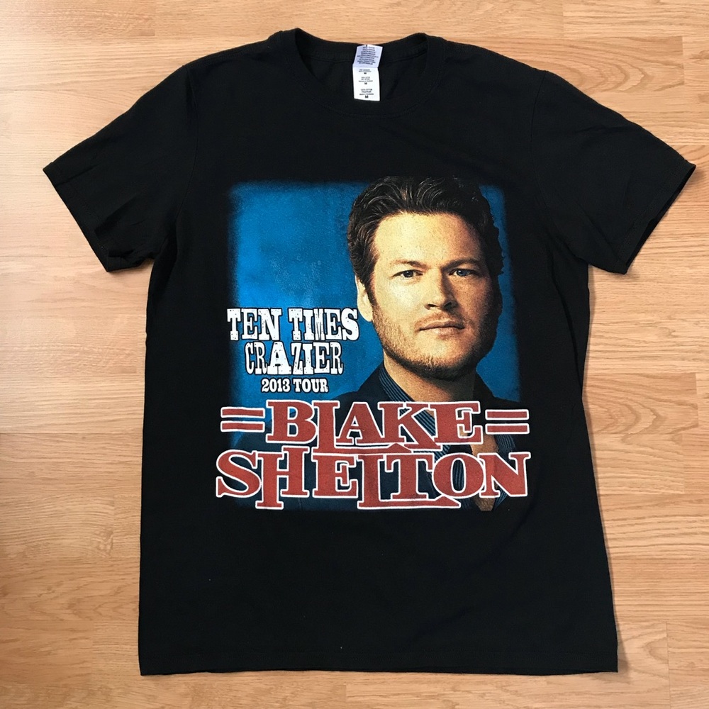Blake Shelton Ten Times Crazier 2013 Tour Tee